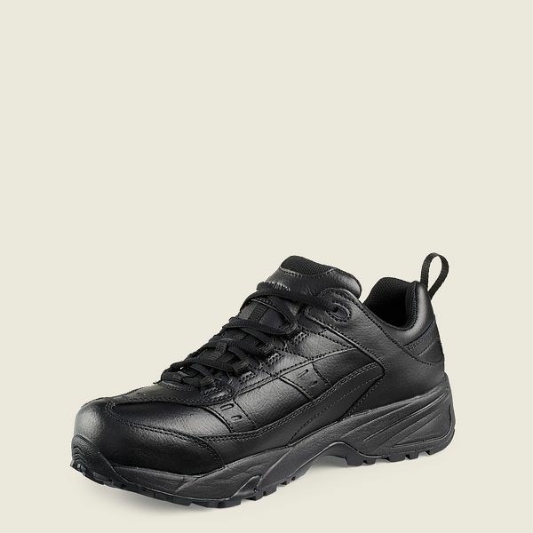 Men's Red Wing Athletics Safety Toe Work Shoes Black | LYI-253741