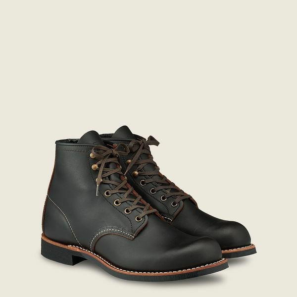 Men's Red Wing Blacksmith 6-Inch Boot Heritage Boots Black | JDS-876912