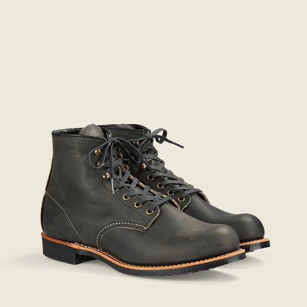 Men's Red Wing Blacksmith 6-Inch Boot Heritage Boots Black | XLN-350468