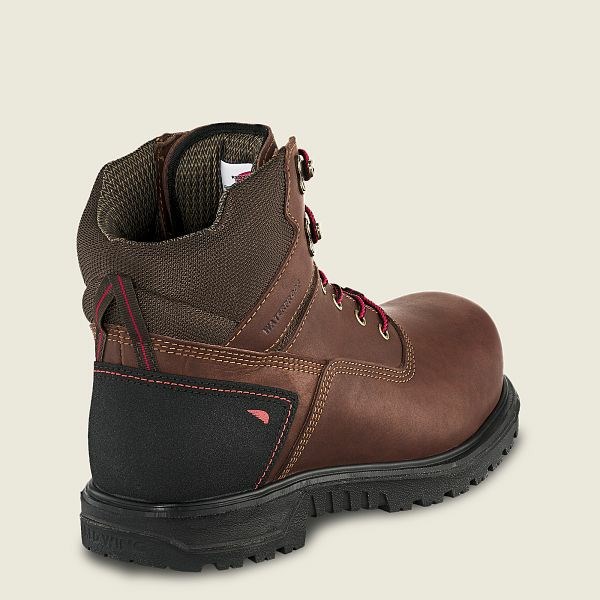 Men's Red Wing Brnr XP 6-inch Waterproof CSA Safety Toe Boots Black | CXH-408593