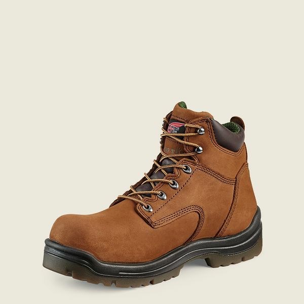 Men's Red Wing King Toe 6-inch Insulated, Waterproof Safety Toe Boot Work Boots Brown | JNG-438956