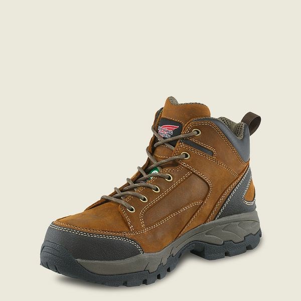 Men's Red Wing TruHiker 5-inch CSA Safety Toe Hiking Boots Grey | JUZ-291078