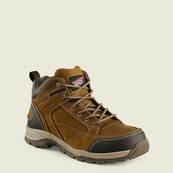 Men\'s Red Wing TruHiker 5-inch Hiking Boots Brown | TNI-658041