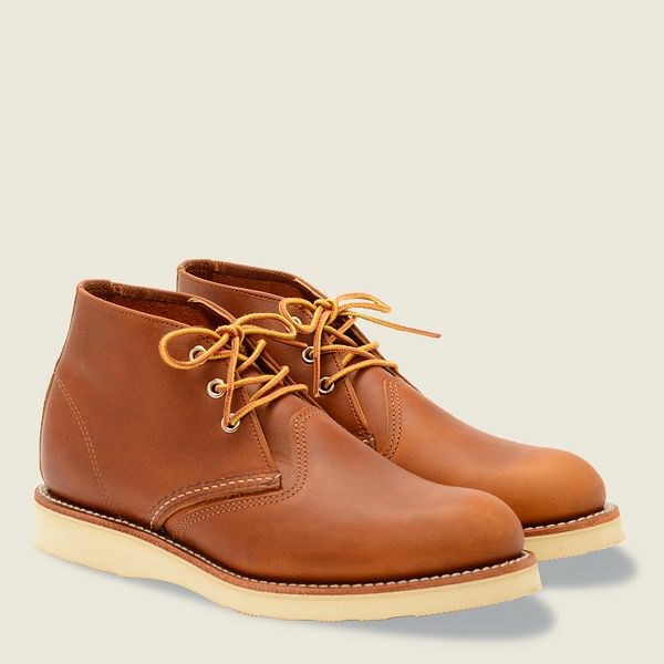 Men's Red Wing Work Chukka Chukka Heritage Boots Brown | WJO-579231