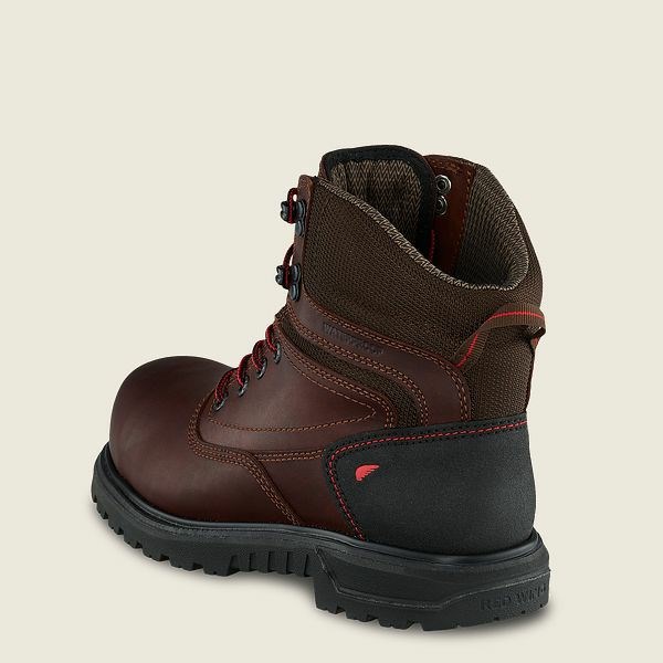 Women's Red Wing Brnr XP 6-inch Waterproof Soft Toe Boots Black | UXO-075829