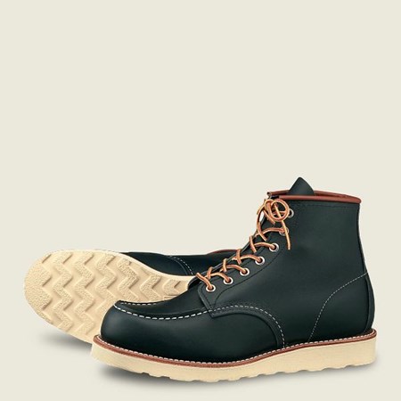 Men's Red Wing Classic Moc 6-inch boot Heritage Boots Navy | VDN-824931