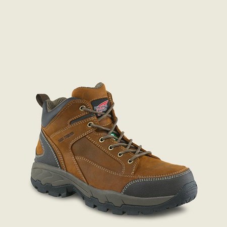 Men's Red Wing TruHiker 5-inch CSA Safety Toe Hiking Boots Grey | UBJ-325984